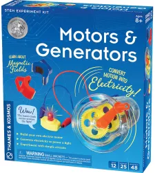 Kit STEM de construit motoare si generatoare Thames & Kosmos 
