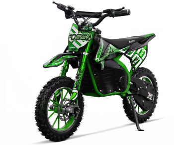 Motocicleta electrica NITRO Eco Fossa 1000W 36V cu limitator viteza culoare verde 