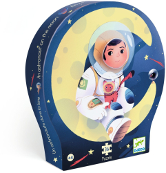 Puzzle Astronaut pe luna Djeco
