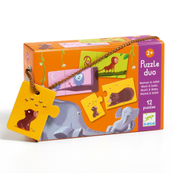Puzzle duo Mama si puiul Djeco 