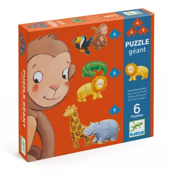 Puzzle progresiv Animale salbatice Djeco 
