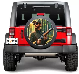 Sticker Auto Roata De Rezerva Rezistenta La Intemperii Si Raze Uv Diametru 55 Cm NutuShopAll 