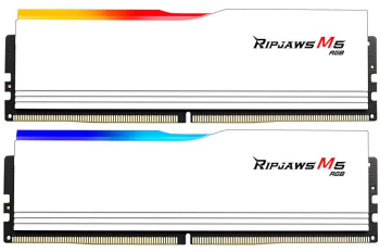 Kit Memorie G.Skill Ripjaws M5 White RGB 32GB 2x16GB DDR5 6000MHz CL36 Dual Channel 