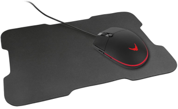Set Mouse Gaming Varr 3200 DPI Mousepad Negru 