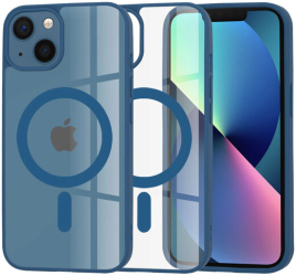 Husa Compatibila cu Apple iPhone 13 Techsuit MagSafe Pro Albastru 