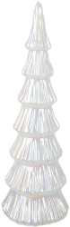 Brad Craciun sticla alba led 11x32 cm 