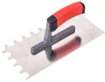 Gletiera inox cu zimti maner soft 13x28 cm Beorol 