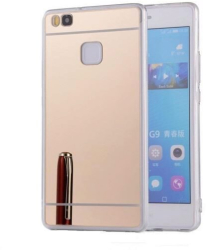Husa Silicon Iberry Mirror Aurie Pentru Huawei P8 Lite P9 Lite 2017 
