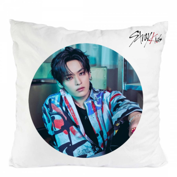 Perna personalizata stray kids lee know poliester 40x40 cm 