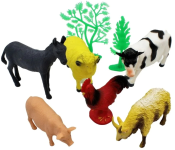 Set de figurine Deluxebase jumbo Farm 8 piese 