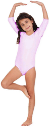 Body pentru gimnastica fete Marcinkowski 406522-146 Roz 