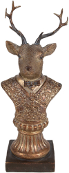 Figurina Ren polirasina maro aurie 10x8x25 cm 