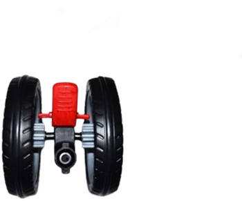 Roata dubla fata pivotanta cu frana pentru carucior Mini Junior RTA-BA30 Negru 