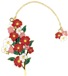 Semn de carte buchet flori 