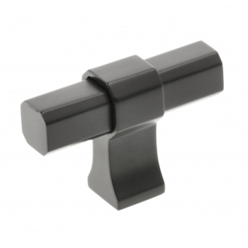 Buton pentru mobila Imperial finisaj negru mat GT 50x16x34 mm 