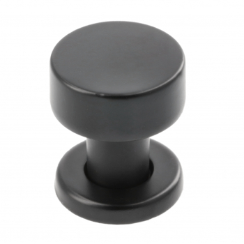 Buton pentru mobila Ring finisaj negru mat GT D 25.8 mm 
