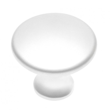 Buton pentru mobila Udine finisaj alb mat GT D 29 mm 
