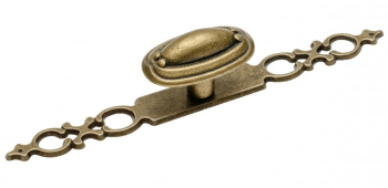 Buton pentru mobila WP-1146 finisaj alama antichizata GT L 136 mm 