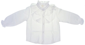 Camasa pentru fete Mini Junior BLZMJ-4 Alb 