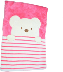 Patura pentru fete 80 x 100 cm Mini Junior PT-MJ11 Fucsia 
