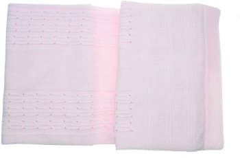 Patura pentru fete 85 x 80 cm Mini Junior PT-MJ13 Roz 