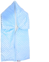 Paturica de infasat tip port bebe 88 x 88 cm Mini Junior PRTB-MJ1 Albastru