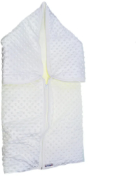 Paturica de infasat tip port bebe 88 x 88 cm Mini Junior PRTB-MJ2 Crem 