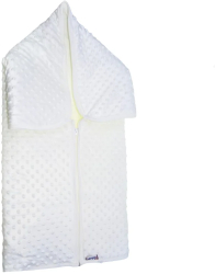 Paturica de infasat tip port bebe 88 x 88 cm Mini Junior PRTB-MJ3 Crem 