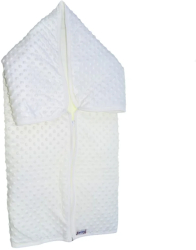 Paturica de infasat tip port bebe 88 x 88 cm Mini Junior PRTB-MJ5 Crem 