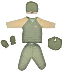 Set 5 piese pentru baieti Mini Junior SET-5PMJ4 Verde 