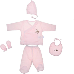 Set 5 piese pentru fete Mini Junior SET-5PMJ2 Roz 