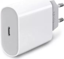 Incarcator telefon cu incarcare rapida compatibil cu noile modele iPhone 20W cu PD alb - Fonex