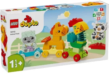 LEGO DUPLO - Tren cu animale 10412 19 piese