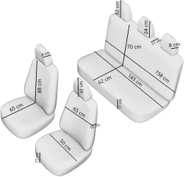 SET HUSE SCAUN DYNAMIC GRI 