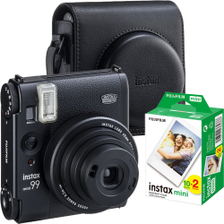 Aparat foto instant Fujifilm Instax mini 99 cu film 2x10 si husa 