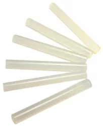 Baton silicon pentru pistol lipit transparent 6 buc 11x150 mm 