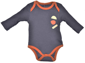 Body cu maneca lunga pentru baieti Mini Junior BDY-4MJ Bleumarin 