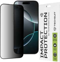 Folie pentru iPhone 16 Pro - Techsuit 111D Privacy FullA Glue - Black 