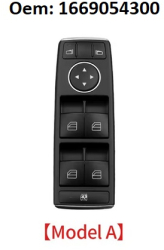 Panou butoane geamuri Mercedes A B CLA GLA W246 W176 W156 W117 fara pliabil 
