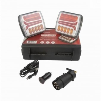 Kit lampi remorca 110x102 LED WIRELESS ST0514 