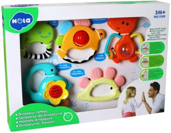 Set 5 Zornaitori Dinozauri Multicolori 