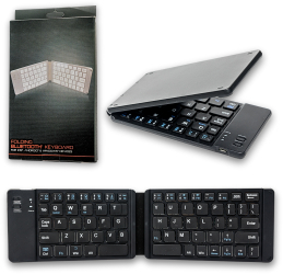 Tastatura Pliabila Slim conectare Bluetooth fara fir universala compatibila Windows Android IOS pentru Sisteme PC Laptop Tableta T 