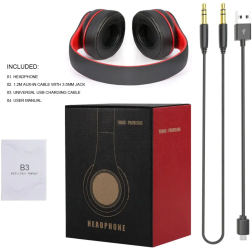 Casti Wireless Bluetooth Over-Ear cu Design Premium 