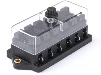 Cutie de sigurante ceramica etansa cu 6 socluri 30A Max destinatie auto utilitare camioane remorci 