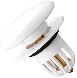 Dop scurgere chiuveta universal deschidere cu click material otel diametru exterior 66 mm culoare Alba 