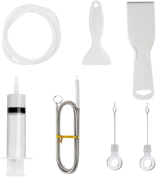 Kit 7 instrumente pentru curatarea frigiderului indepartare a blocajelor pentru gaurile de scurgere spirala de curatare a tevilor flexibil 