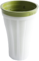 Pahar pentru preparare bautura racoritoare slush smoothie granita DIY in 5 minute - Slushy Cup 150 ml Verde avocado 