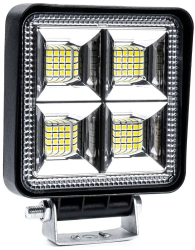 Proiector LED pentru Off-Road- ATV- SSV- putere 192W- culoare 6500K- tensiune 9-36V- dimensiuni 110 x 110 x 35 mm 