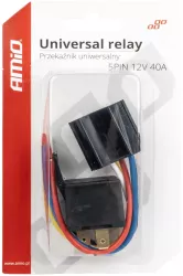 Releu auto cu 5 pini 12V 40A + Mufa releu cu cabluri 