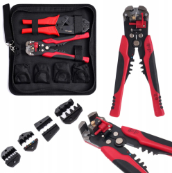Set 2 clesti si 5 matrite sertizat cabluri KD10693 